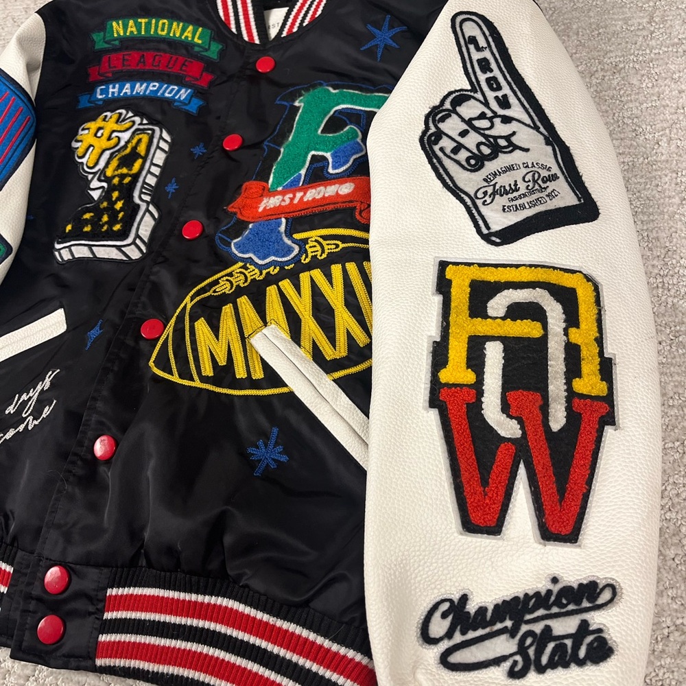 First Row Varsity Jacket Multicolor - image 4